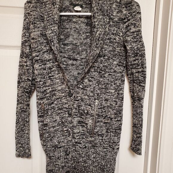 J.Crew Merino Wool Blend Marled Shawl Collar Cardigan XS - Picture 4 of 9